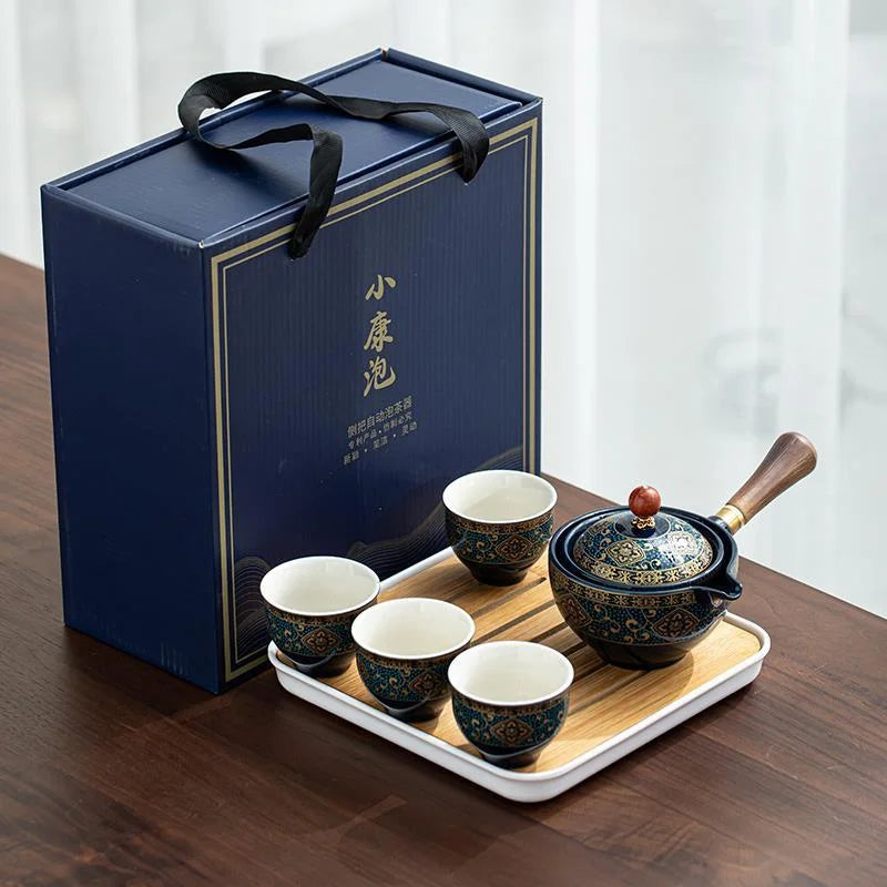 Skanto | Porselen Gongfu Teaset – Tidløs Eleganse, Perfekt Teopplevelse