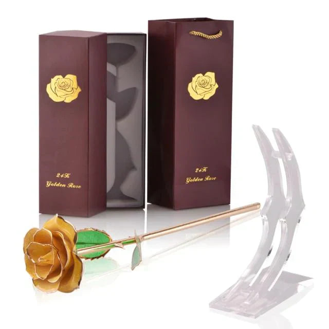 Skanto | 24k Gulldyppet Evig Rose