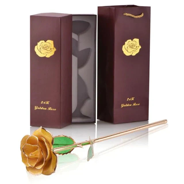 Skanto | 24k Gulldyppet Evig Rose
