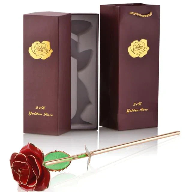 Skanto | 24k Gulldyppet Evig Rose