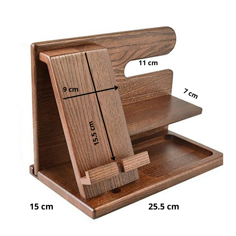 Skanto | Tre Telefon Docking | Perfekt organisatoren for enhetene dine
