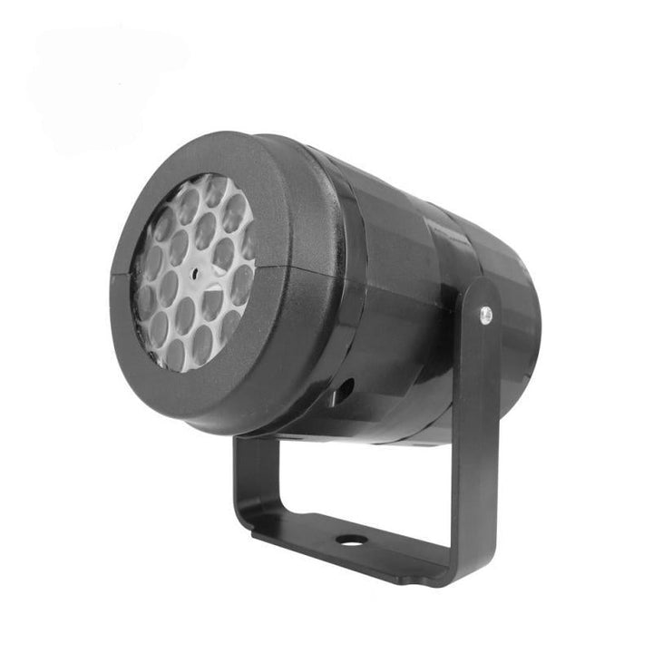 Skanto | LED Juleprojektor Snøfnugg Lys Show – Vanntett Utendørs Lampe med 16 Mønstre