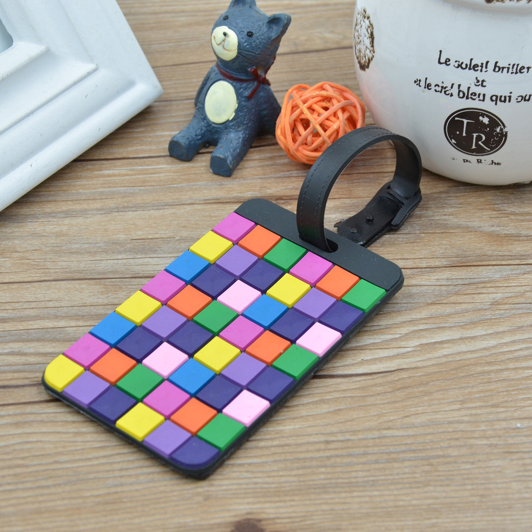 Unisex Fargerik Geometrisk Mønster Bagasjelapp Skanto