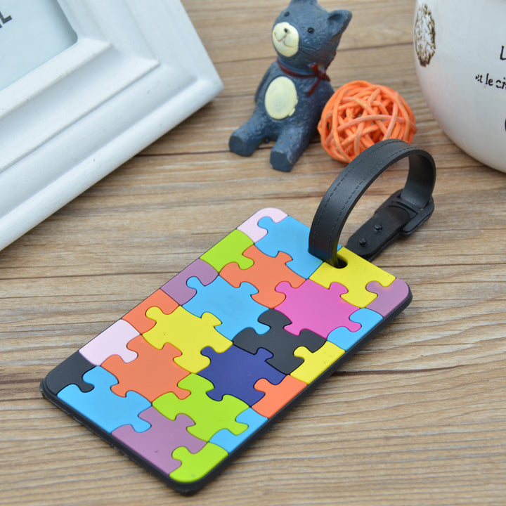 Unisex Fargerik Geometrisk Mønster Bagasjelapp Skanto