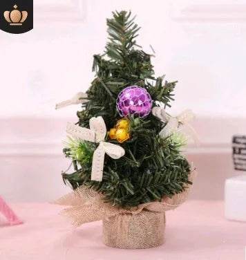 Skanto | Julepynt Tre 20cm Mini Juledekorasjon Tre Julaften Mall Dekorasjon Skrivebord Pynt Lite Tre