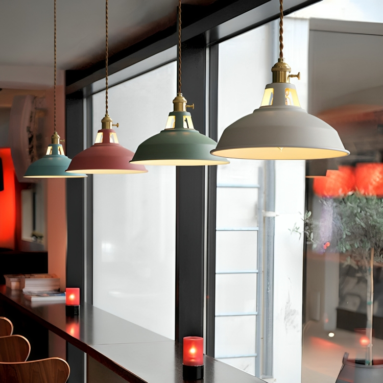 Skanto | Pendellampe Vintage Industriell Metall Taklampe