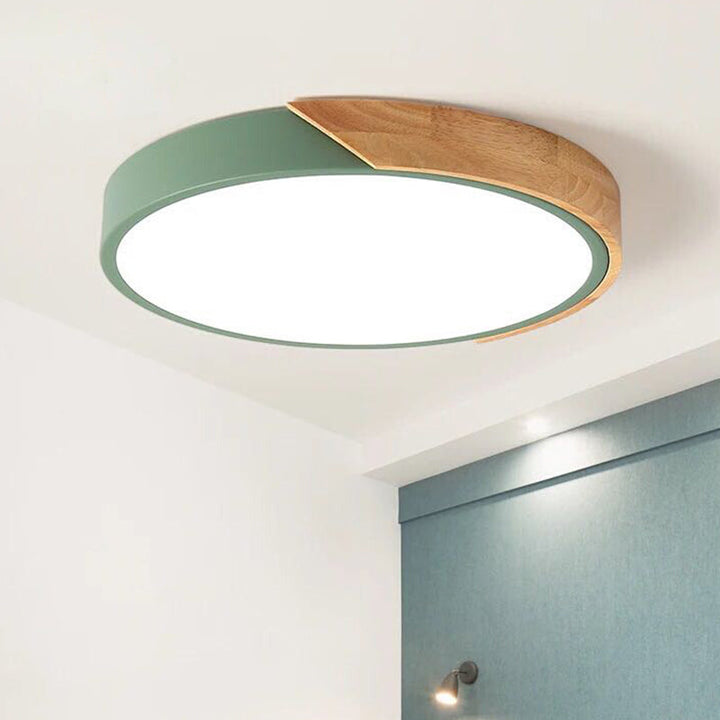 Moderne LED Taklampe for Soverom - Energisparende Akryl og Metall Innfelt Lys, Ulike Farger | Skanto