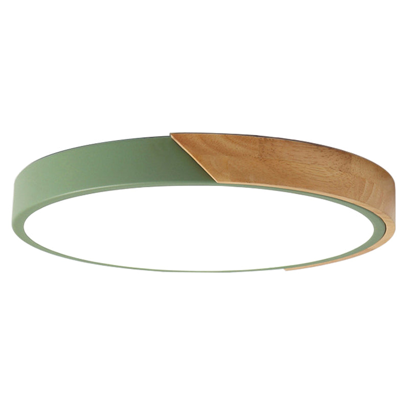 Moderne LED Taklampe for Soverom - Energisparende Akryl og Metall Innfelt Lys, Ulike Farger | Skanto
