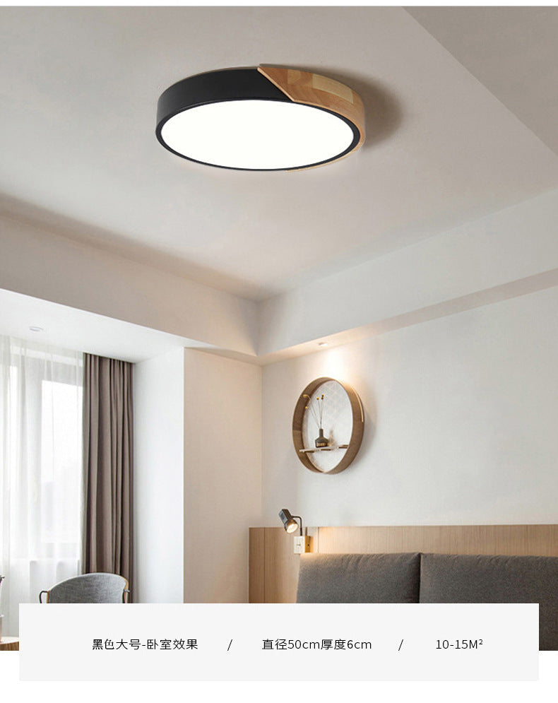 Moderne LED Taklampe for Soverom - Energisparende Akryl og Metall Innfelt Lys, Ulike Farger | Skanto