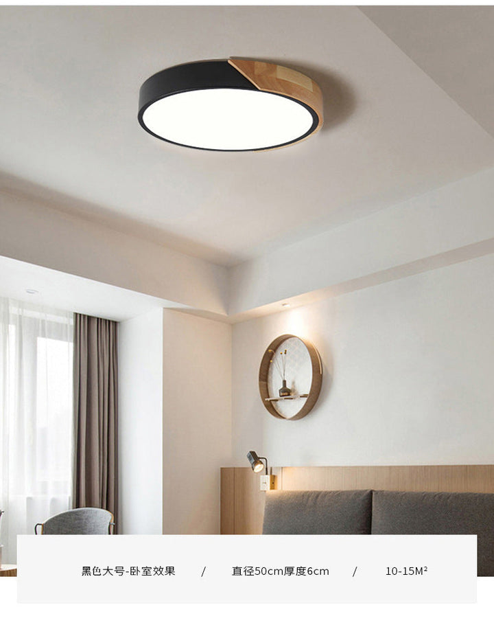 Moderne LED Taklampe for Soverom - Energisparende Akryl og Metall Innfelt Lys, Ulike Farger | Skanto
