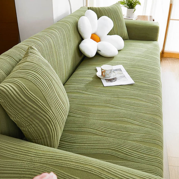 Jacquard Stretch Full-Cover Anti-scratch Sofa Deksel Myk Katt-vennlig | Skanto