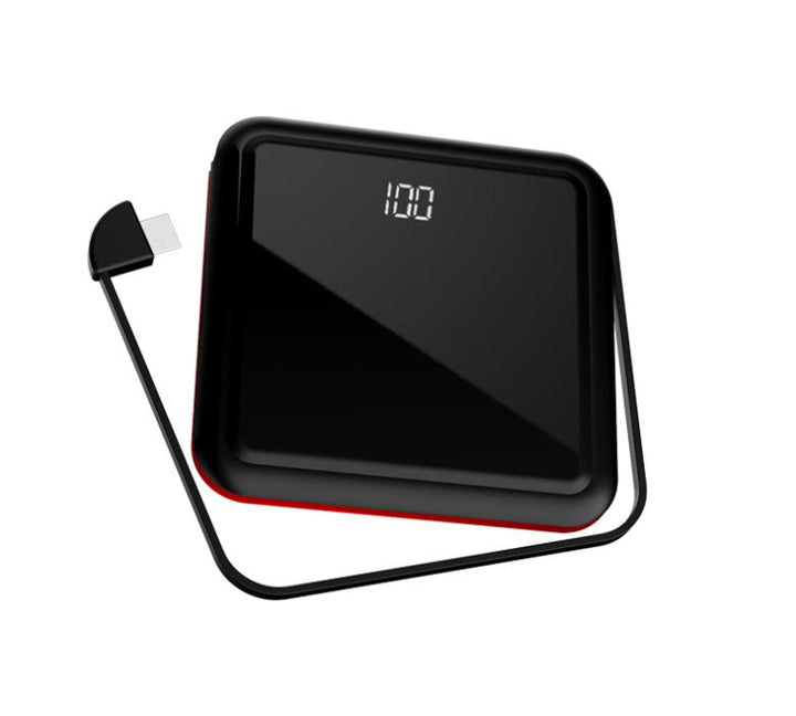 Skanto | Tinier & Thinner Solenergi Power Bank med 3-i-1 Skjult Kabel