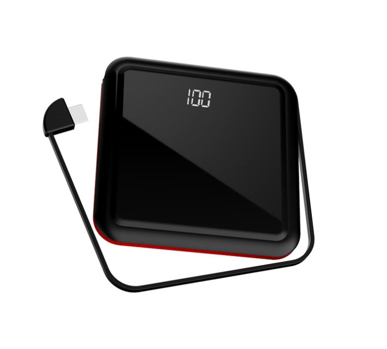 Skanto | Tinier & Thinner Solenergi Power Bank med 3-i-1 Skjult Kabel