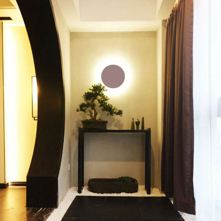 Skanto | GlowOrb Minimalistisk Rund LED Vegglampe | Fargevariasjon | Dimmbar Lys