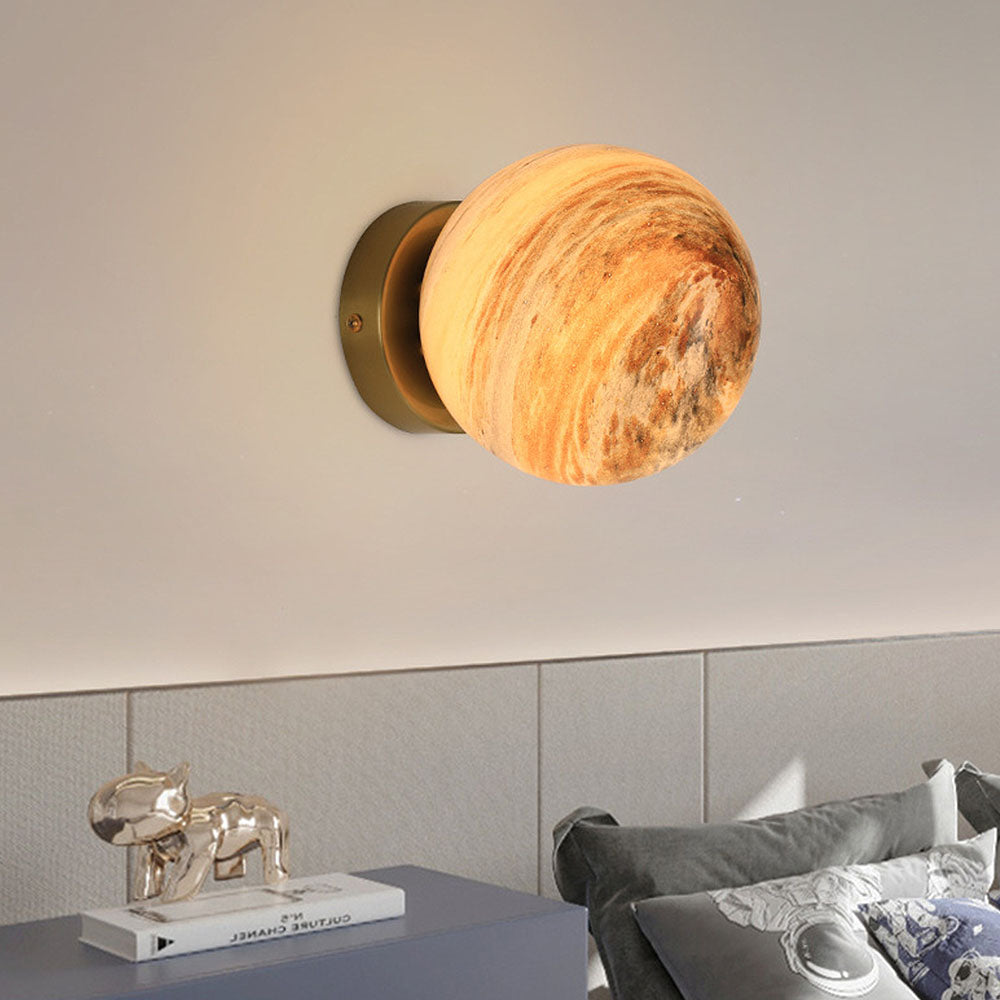 Skanto | Glass Ceiling Light Modern Globe Fixture