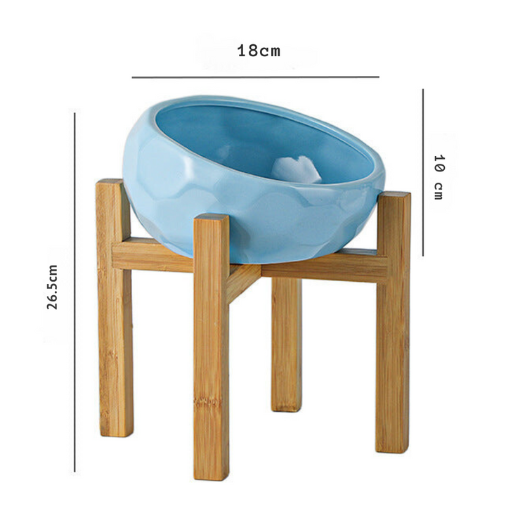 Ergonomisk hevet kjæledyrmatbolle Skanto