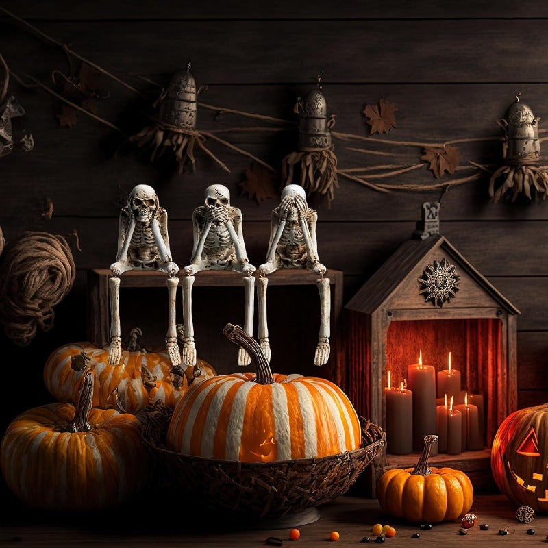 Skanto | Halloween Harz-Skjelettfigurer