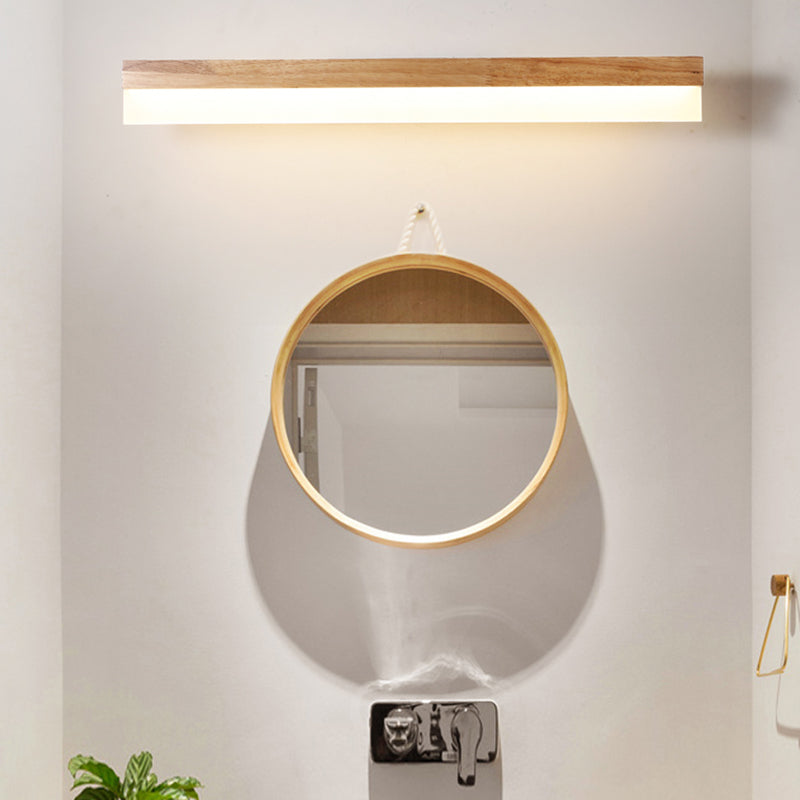 Norvo | Moderne Badkamer Vanity Lys Tre LED Vanity Lys utstyrt med Akril Skjerm