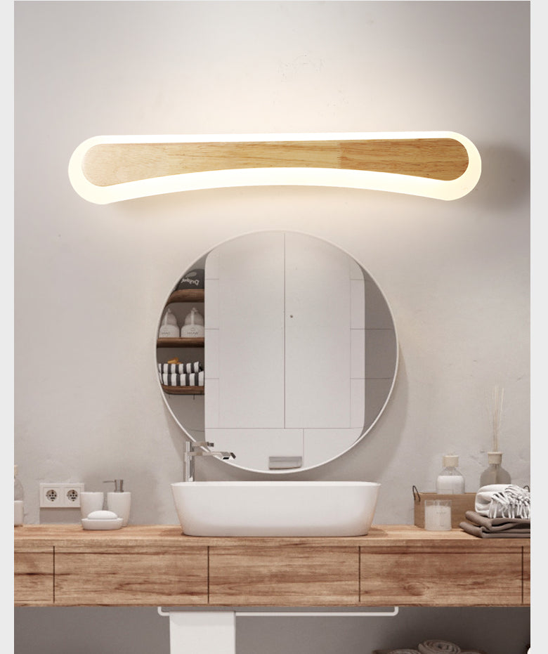 Norvo | Moderne Badkamer Vanity Lys Tre LED Vanity Lys utstyrt med Akril Skjerm