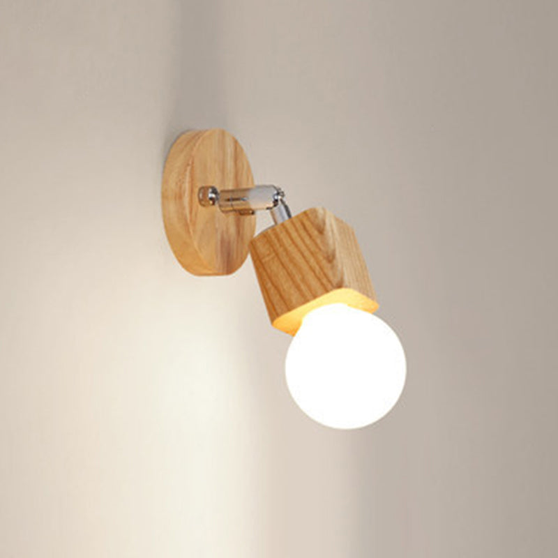 Skanto | Moderne Tre Sminkespeil Lys Justerbar Veggarm Bad Sminke Vegglamper