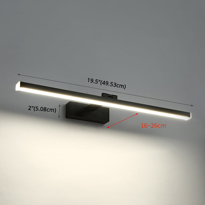 Armed Vanity Vegglamper Moderne Minimalistisk Stil Metall Enkelt Vanity Lys | Skanto