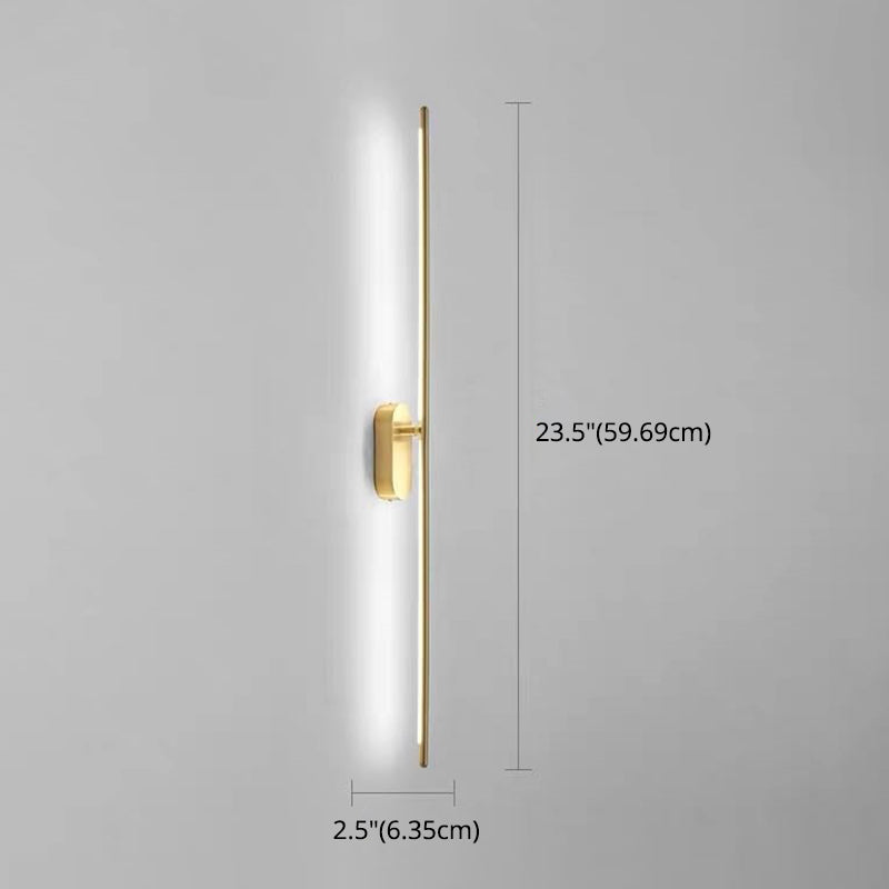 Skanto | Liniære Striper Veggbelysning Moderne Metall Veggmontert Lampe for Soverom Stue