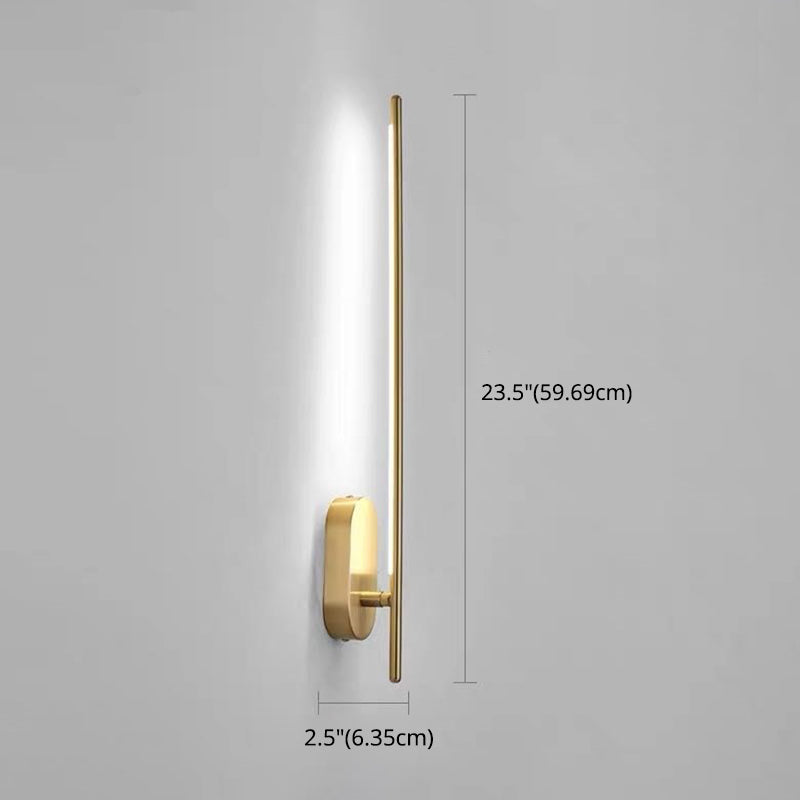Skanto | Liniære Striper Veggbelysning Moderne Metall Veggmontert Lampe for Soverom Stue