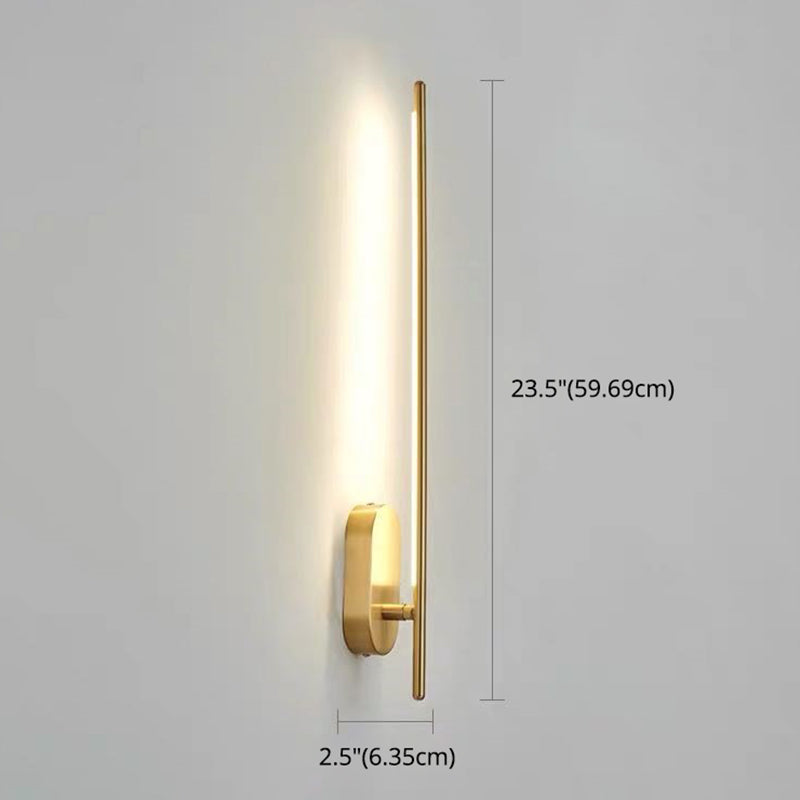 Skanto | Liniære Striper Veggbelysning Moderne Metall Veggmontert Lampe for Soverom Stue
