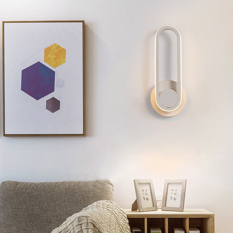 Regulær moderne vegglampe LED metall nattbordlamper med roterbart hode | Skanto