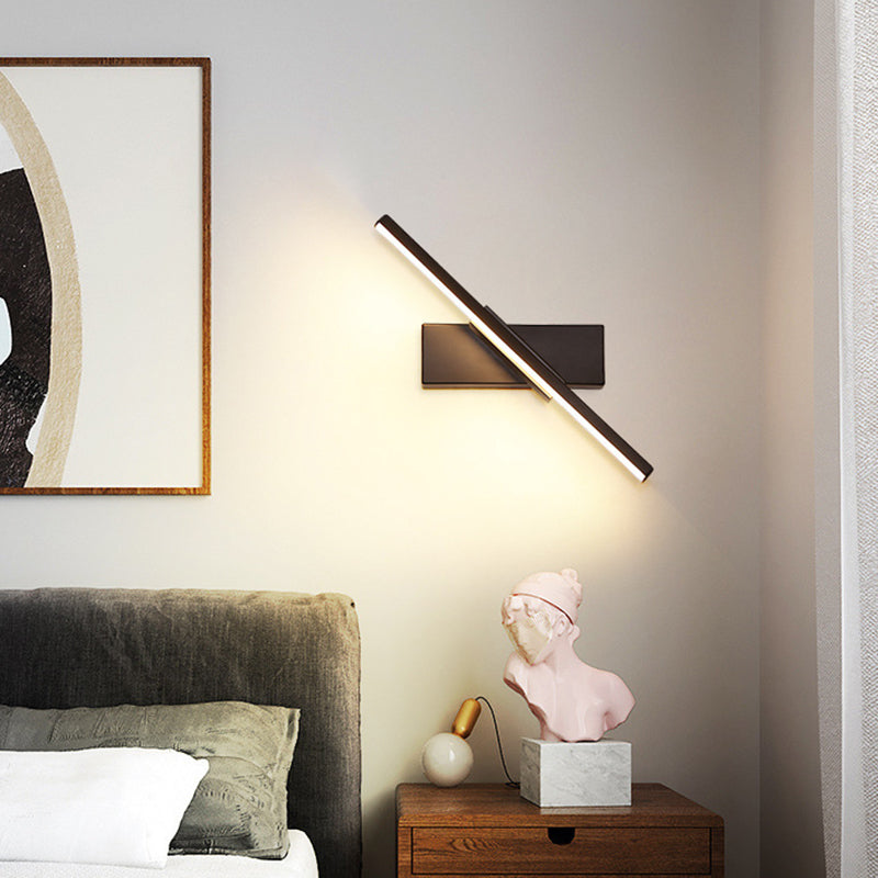 Regulær moderne vegglampe LED metall nattbordlamper med roterbart hode | Skanto