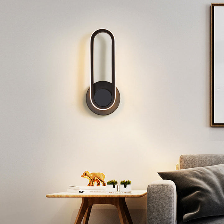 Regulær moderne vegglampe LED metall nattbordlamper med roterbart hode | Skanto