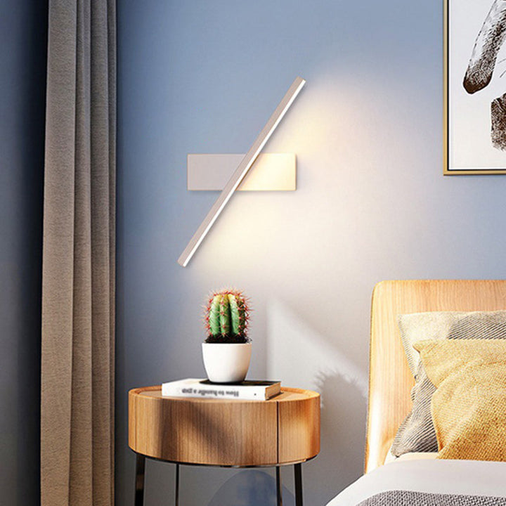 Regulær moderne vegglampe LED metall nattbordlamper med roterbart hode | Skanto