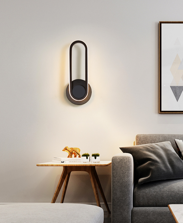 Regulær moderne vegglampe LED metall nattbordlamper med roterbart hode | Skanto