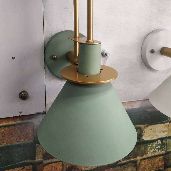 Macaroon Stil Veggmontert Lysarmatur Metall Fargerik Vegglampe for Hotell Soverom | Skanto