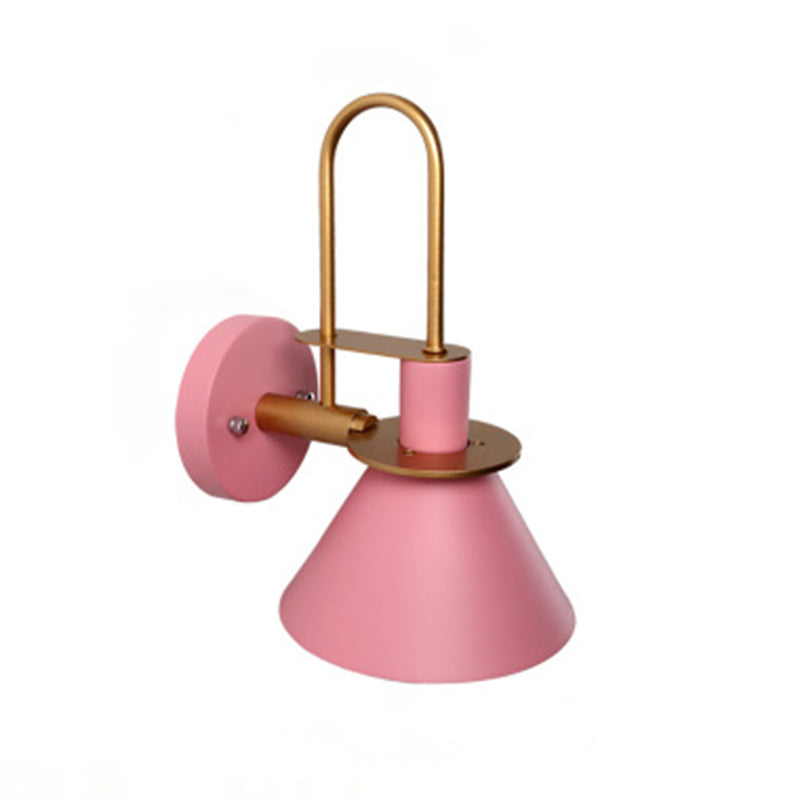 Macaroon Stil Veggmontert Lysarmatur Metall Fargerik Vegglampe for Hotell Soverom | Skanto