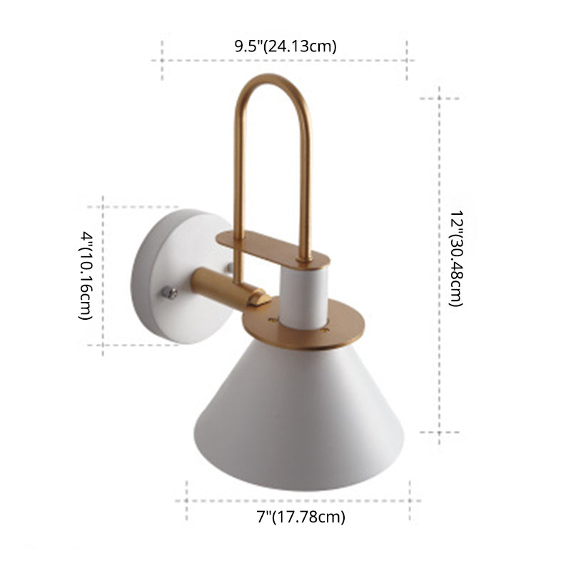 Macaroon Stil Veggmontert Lysarmatur Metall Fargerik Vegglampe for Hotell Soverom | Skanto