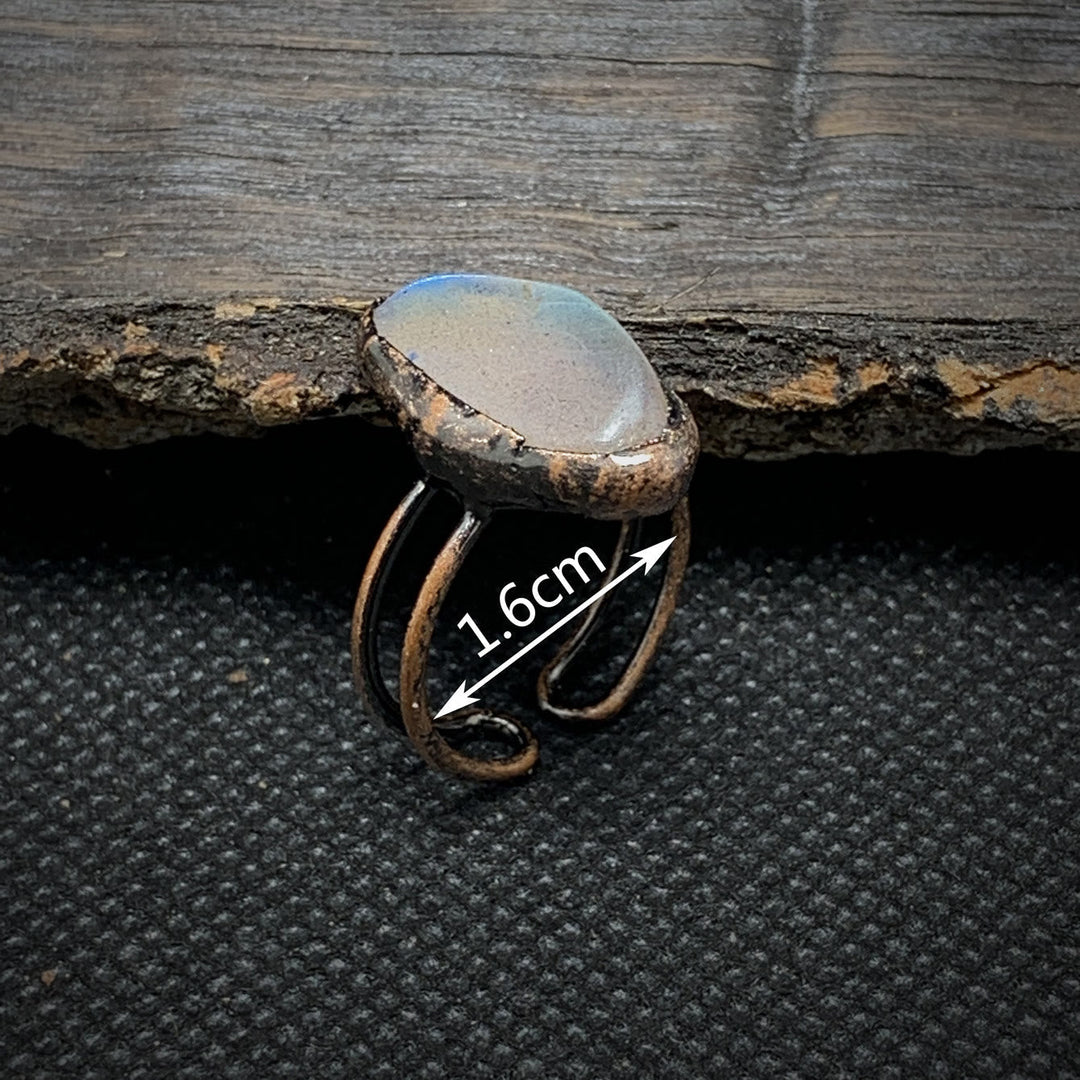 Skanto | Naturlig Ubehandlet Fødselsten Ring - Selina