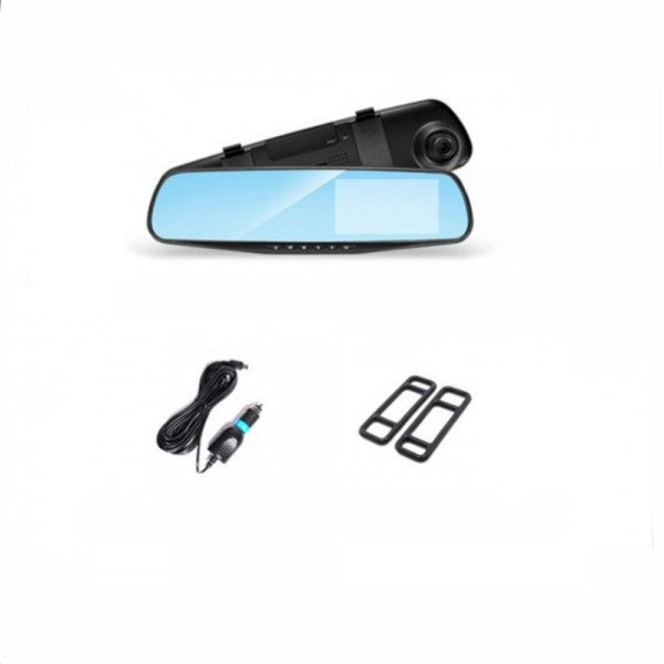 SafeMirror HD Speil med Dashcam – 1080p, Bevegelsesdeteksjon & Bredvinkel | Skanto