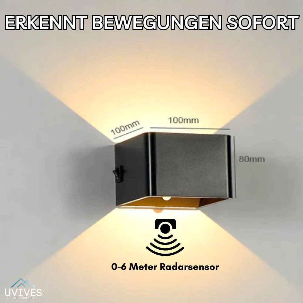 Skanto | LuminaCube Trådløs Luksus Vegglampe