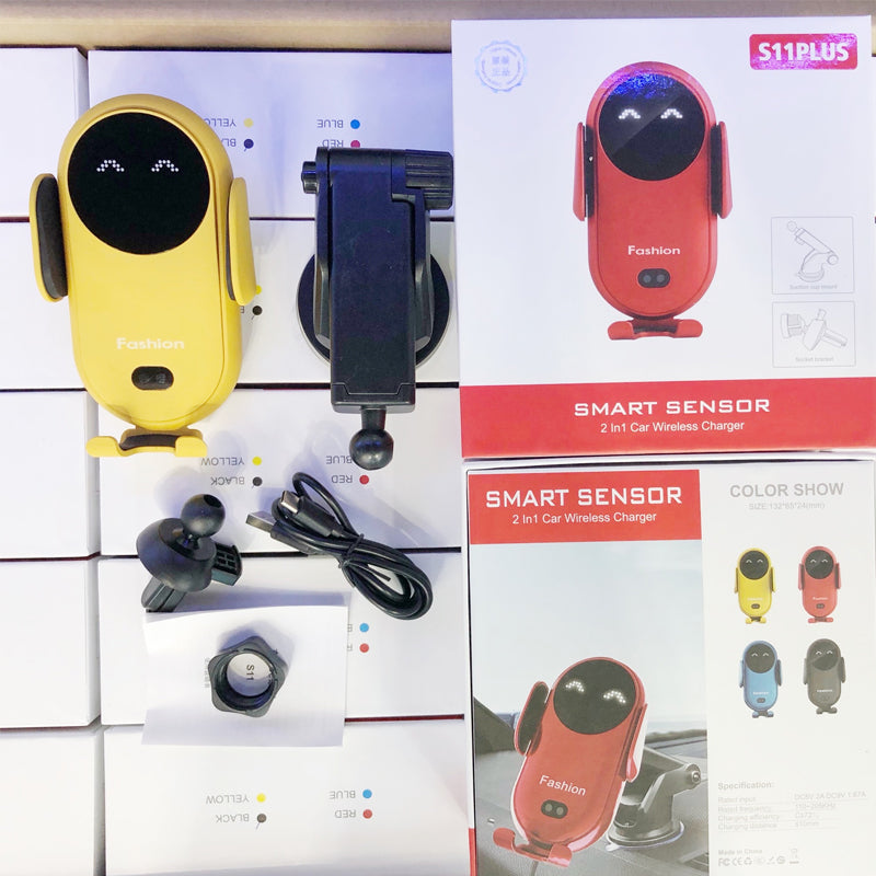 Smart Wireless Auto-Sensing Auto Håndholdt Holders Lader | Skanto