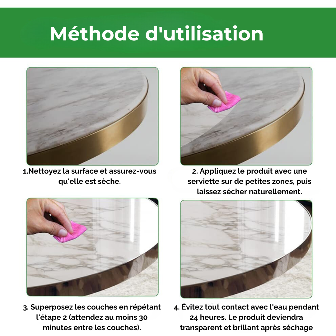 Norvo | Marmor rengjøringsmiddel - beskyttelse og nanokristallin glans