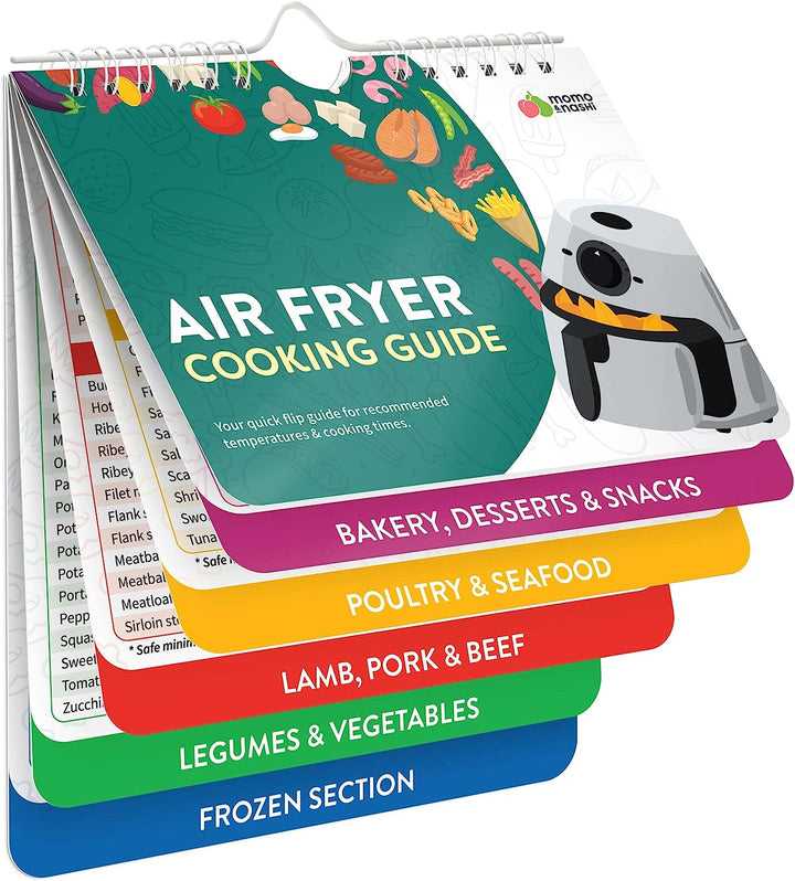 Air Fryer Jukseseddel Magneter Matlagningsguide Heft | Skanto