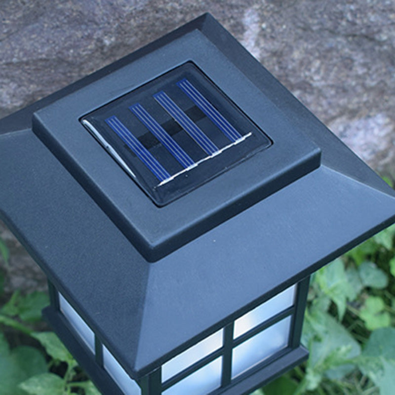 Tradisjonell europeisk vanntett solenergi ABS PC-plast rektangulær LED landskapsbelysning for hage | Skanto