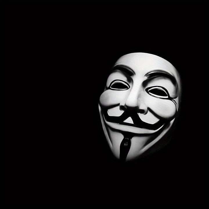Skanto | Herres Full Face Plast Halloween Maske | Anonymous Cosplay