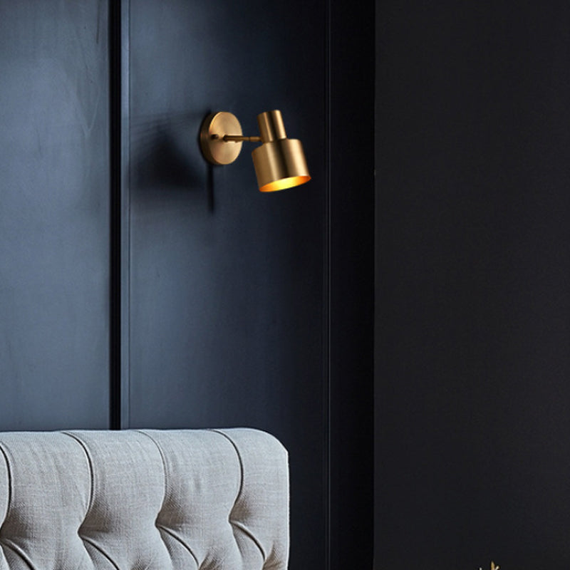 Metal Messing Vegg Vanity Lys Sylinder 1/2/3-Glødelampe LED Tradisjonell Sconce Lysarmatur for Bad | Skanto