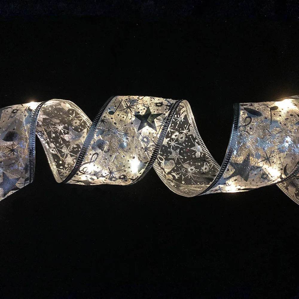 Skanto | LED Lys Hot Stamping Dobbeltlag Bånd Juledekorasjoner