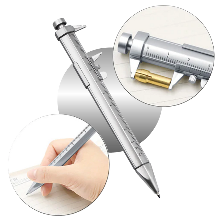 Multifunksjonell Verner Caliper Kulepenn