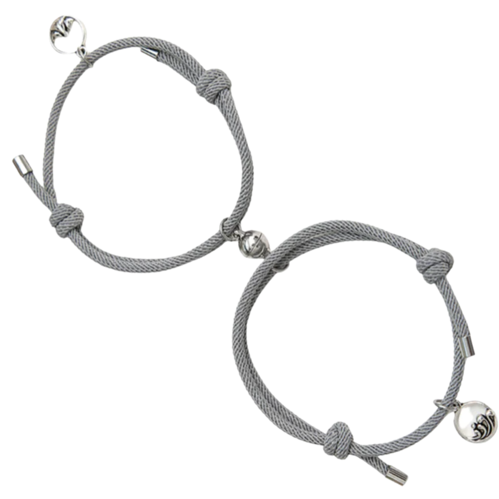 Sett med 2 magnetiske armbånd for par