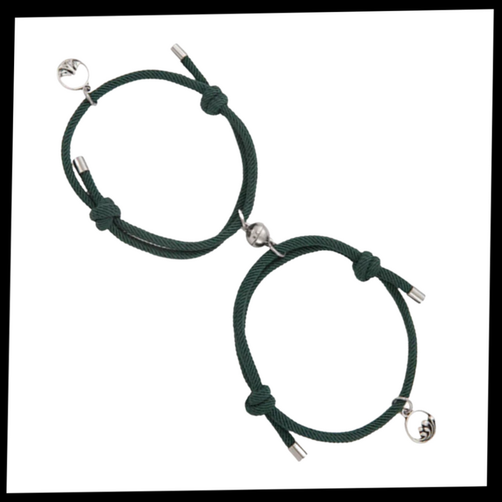 Sett med 2 magnetiske armbånd for par