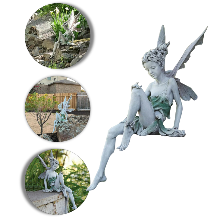 Fe-statue hageornament